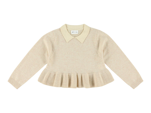 YAM GIRLS PULL - WOOL SAND