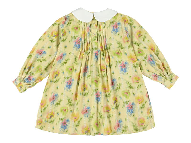 YDA GIRLS DRESS WITH WHITE COLLAR - ALMA CREAM