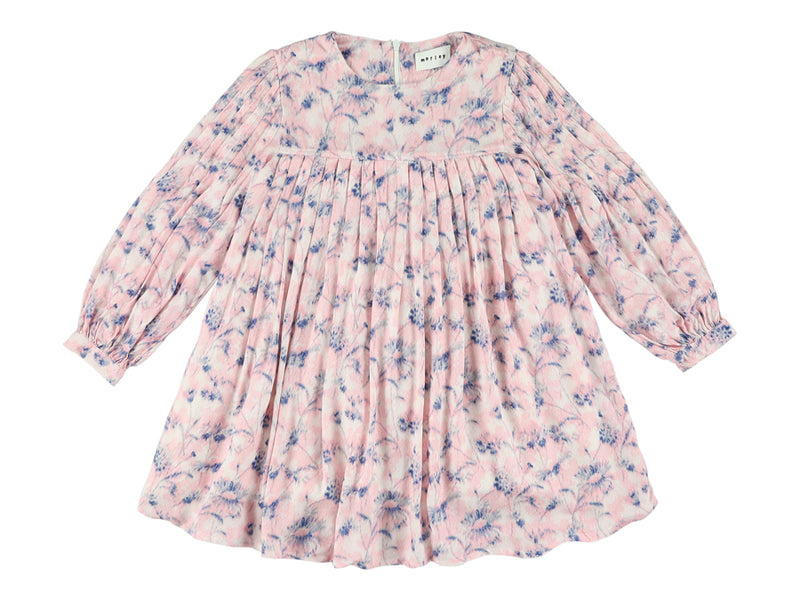 YNDIA GIRLS DRESS WITH PLEATS - SYLVETTE ROSE
