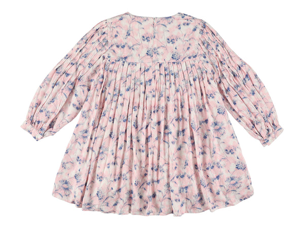 YNDIA GIRLS DRESS WITH PLEATS - SYLVETTE ROSE
