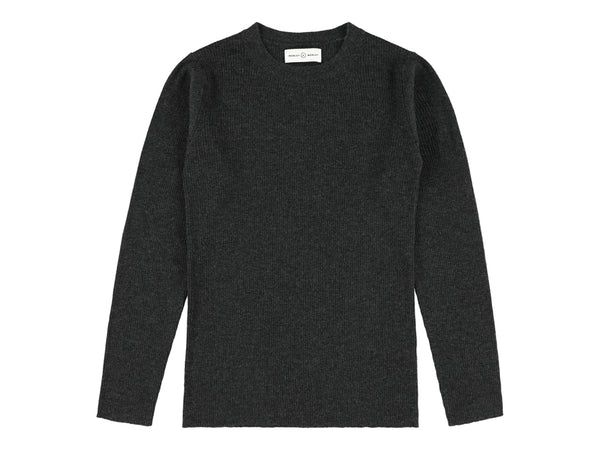 YOGA Round Collar Pullover - Silky Anthracite