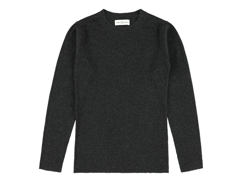 YOGA Round Collar Pullover - Silky Anthracite