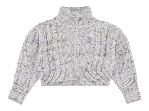 YSOLDE GIRLS PULL - MARLY HEATHER