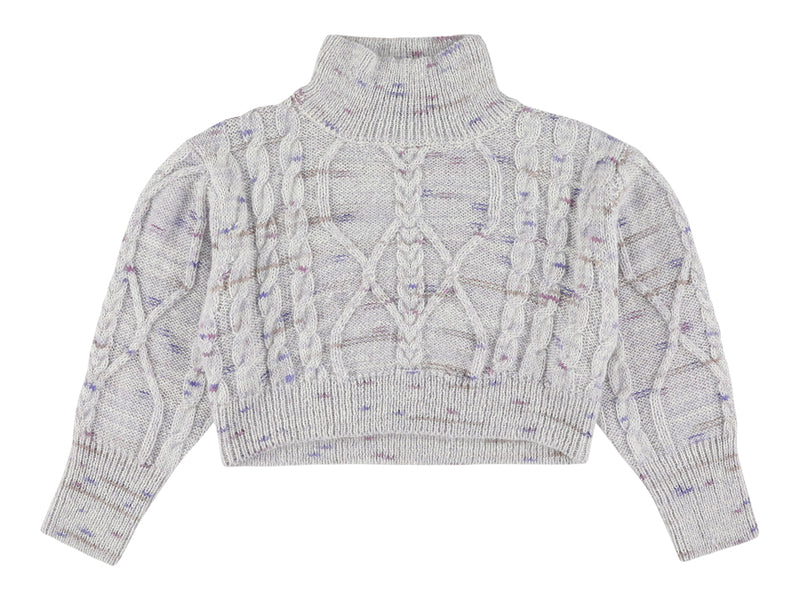 YSOLDE GIRLS PULL - MARLY HEATHER
