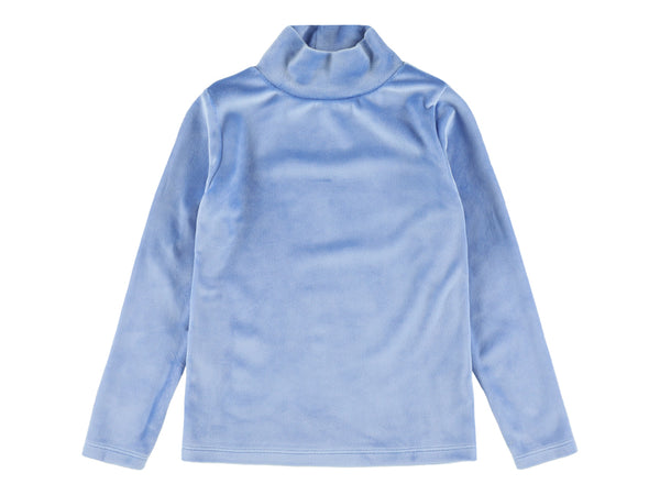 YVY GIRLS VELOURS TURTLENECK - BEY LAVENDER