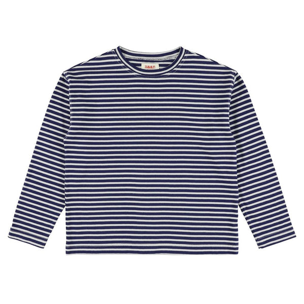 Dalma knitted Stripe Tee - 77 Blue Stripe
