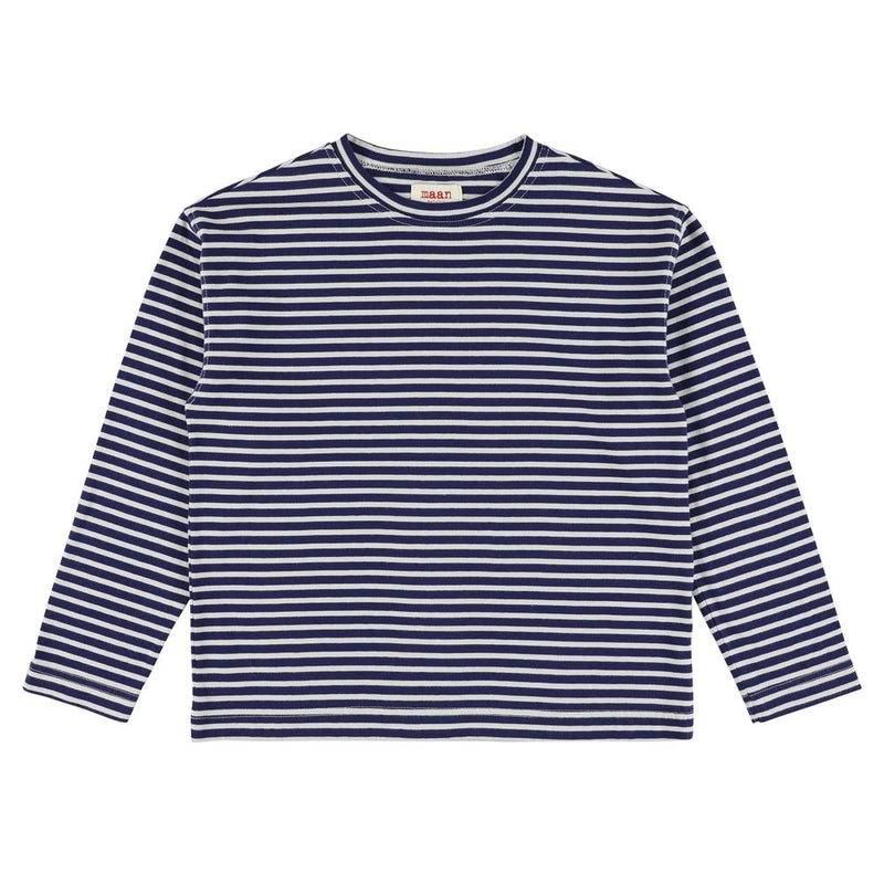 Dalma knitted Stripe Tee - 77 Blue Stripe
