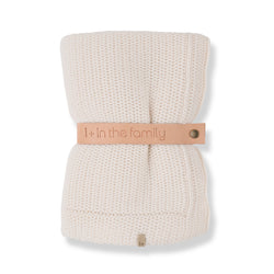 MARINET KNITWEAR blanket - ecru
