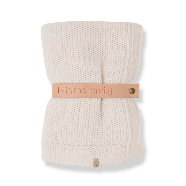 MARINET KNITWEAR blanket - ecru