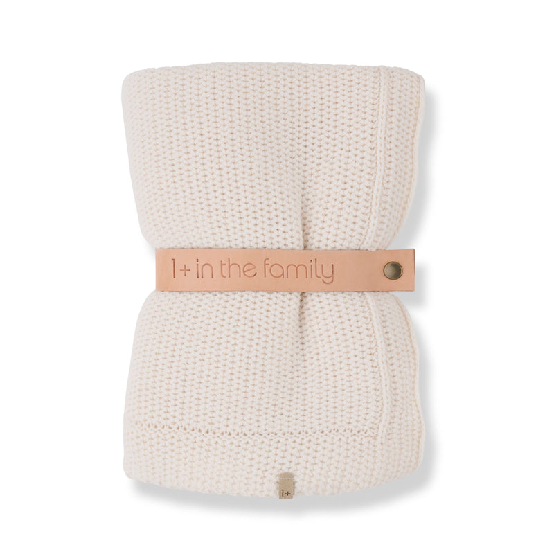 MARINET KNITWEAR blanket - ecru
