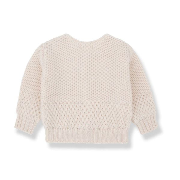 MALENE Newborn KNIT jacket - ecru
