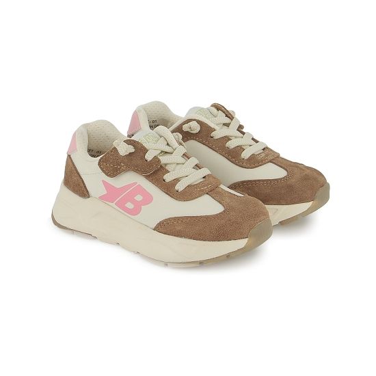 YARD BASKET VELOURS-NYLON - DK CAMEL-CREAM-PINK