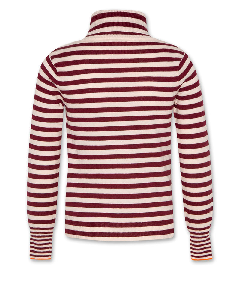 vicky turtle-neck - bordeaux