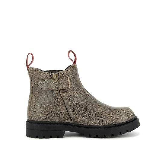BOOTS CHELSEA USED LEATHER - TAUPE