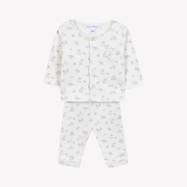 PREMIER TROUSSEAU GARCON ENSEMBLE LONG 10 - Nacre (CB36090)