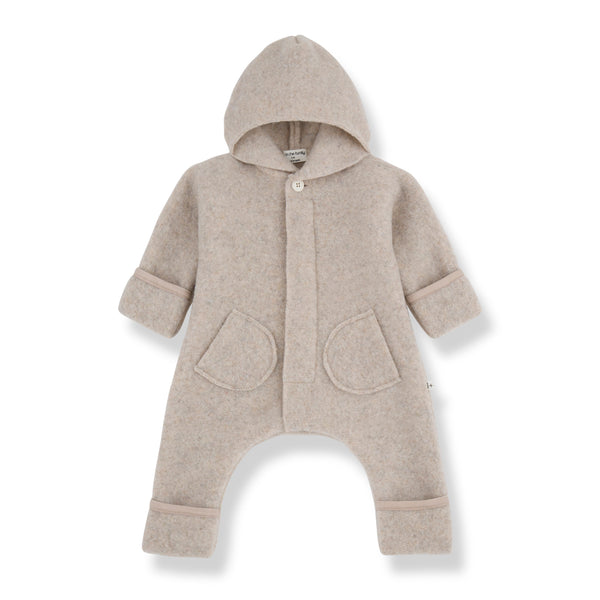 BJORN RECYCLED WOOL polar suit - beige