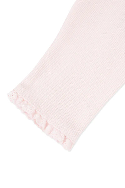 BABY PETITS TRESORS LEGGING1 - Rose  pâle CB36021