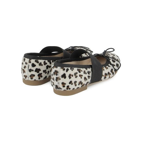 DORY ELAST LEOPARD SMALL - BLANCO