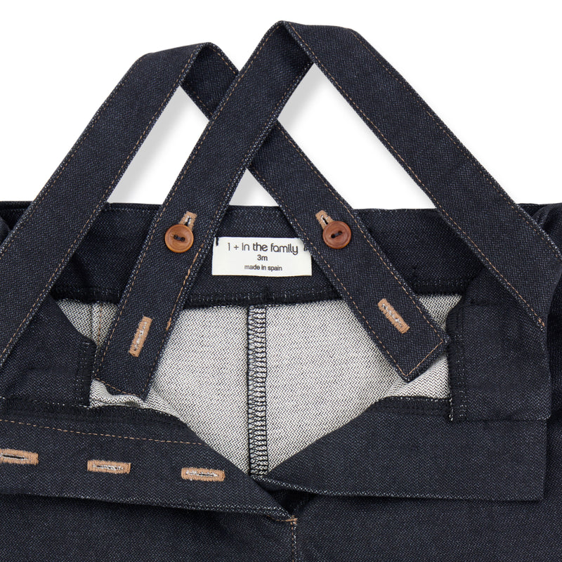 ELKE WASHED TWILL overall - dark-blue