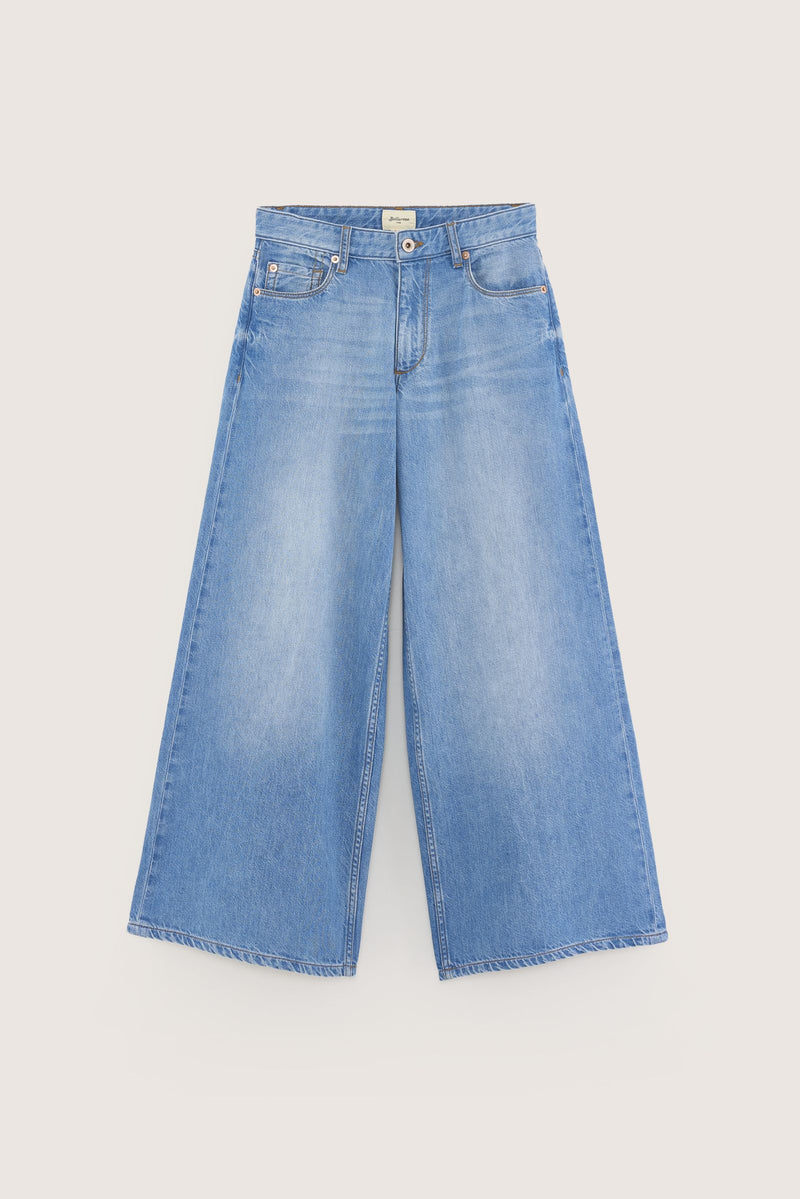 KAE D0498 JEANS - MD BLUE BLEACH