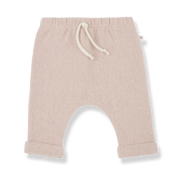 ALAIN SOFT PLAIN FLEECE pants - nude