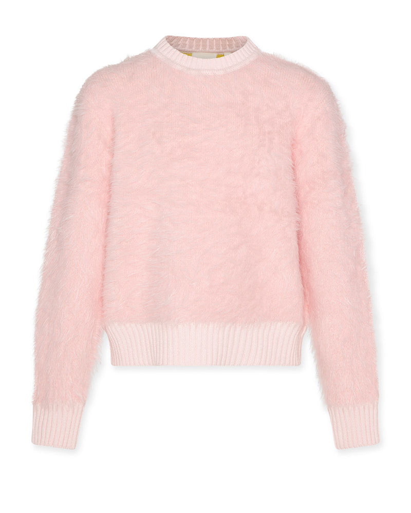 carla c-neck plain - light rosa