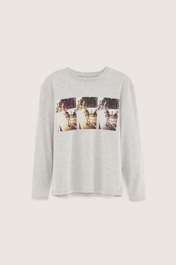 CEMMO T1485 T-SHIRT - H. GREY