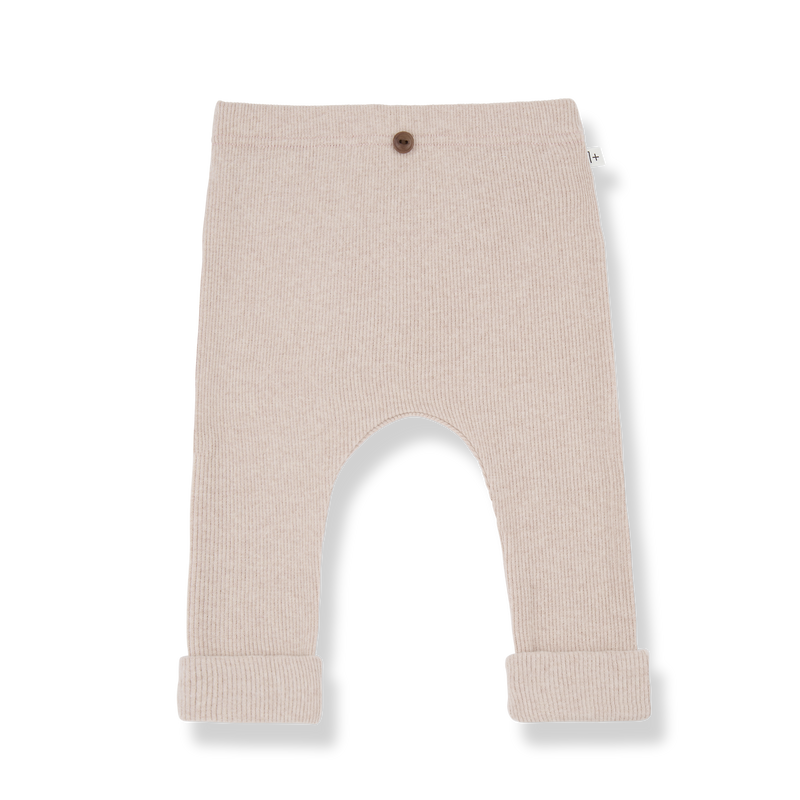MARTI PLAIN RIB JERSEY leggings - nude (light pink)