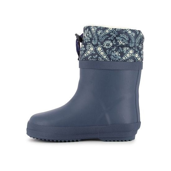 PLOC FUR CAOUTCHOUC-NYLO - NAVY-BANDANA