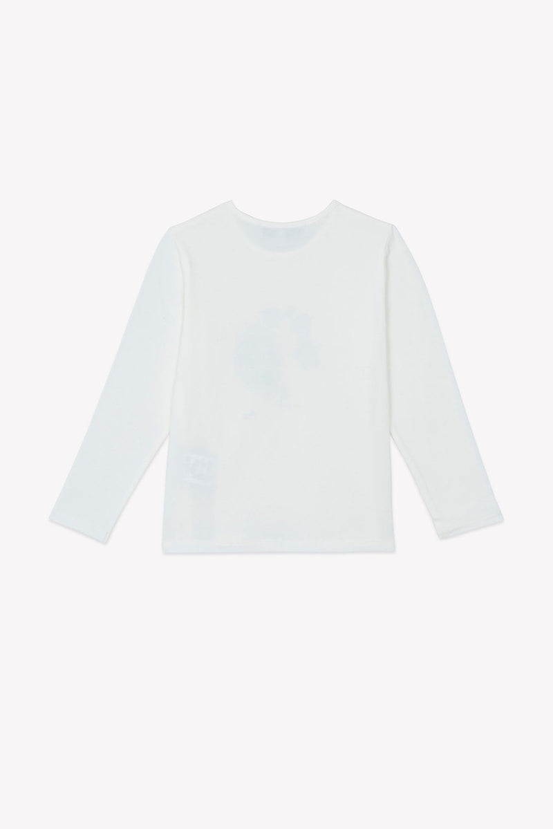 BACK TO SCHOOL F TEESHIRTA - Nacre (CB10002)