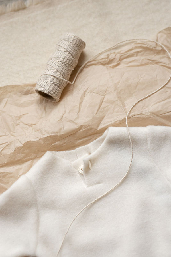 ALEXIS BAMBOO POLAR sweater - ecru