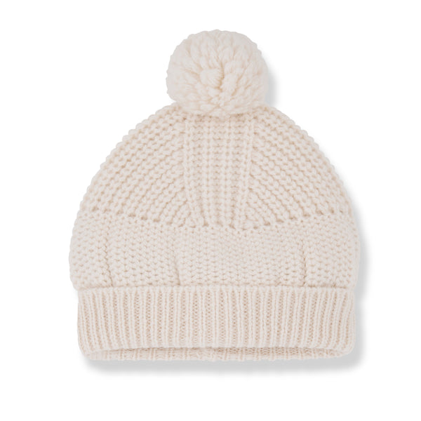 ERNA-nb KNITWEAR beanie - ecru
