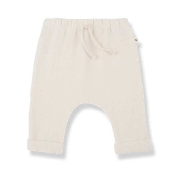 ALAIN SOFT PLAIN FLEECE pants - ecru