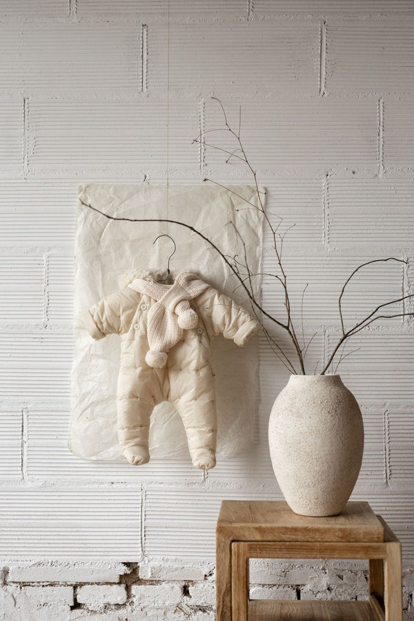 BRUNA-nb KNITWEAR scarf - ecru