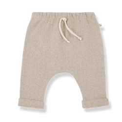 ALAIN SOFT PLAIN FLEECE pants - beige