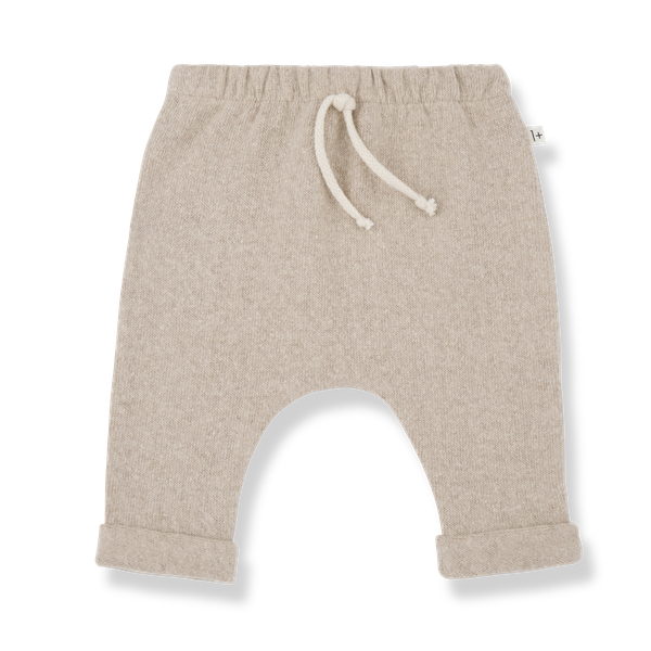 ALAIN SOFT PLAIN FLEECE pants - beige