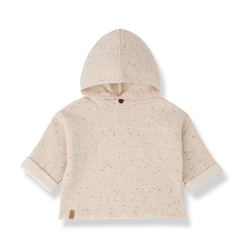 BERNARD BOTONATO FLEECE sweater - rice