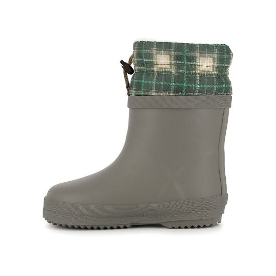 PLOC FUR CAOUTCHOUC-NYLO - KAKI-TARTAN