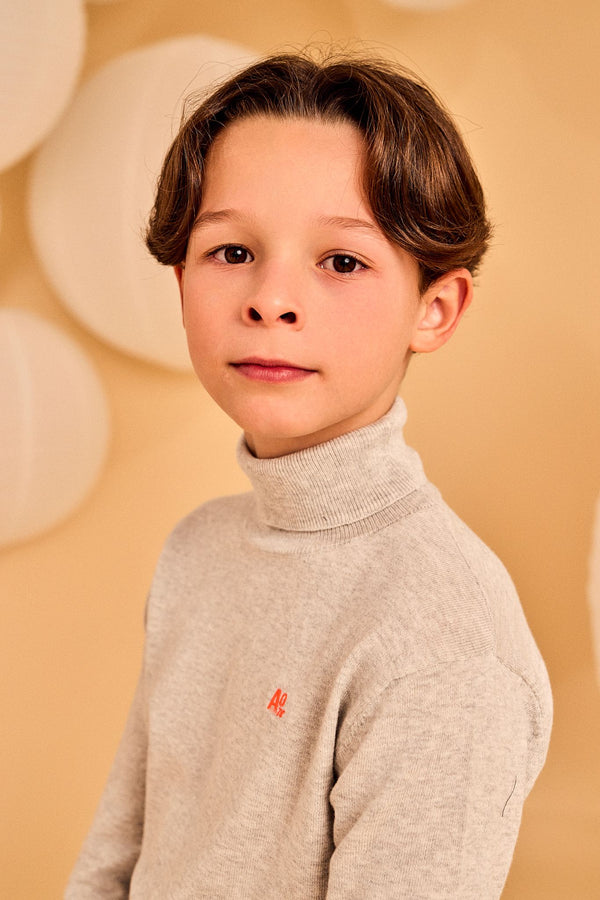 odin roll-neck - 000914 - light oxford