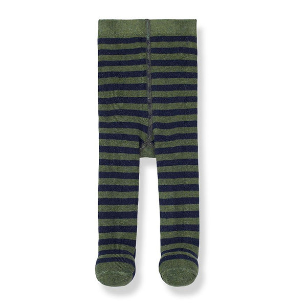 IRINA striped tights - alpine-navy