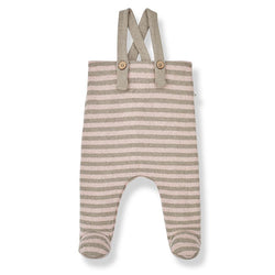 FERRAN overall w/feet - nude-taupe