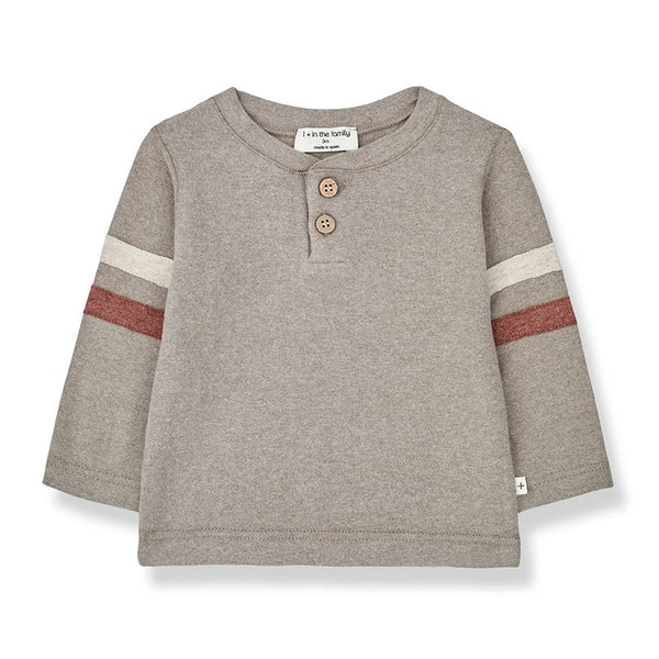 TOM henley t-shirt - taupe