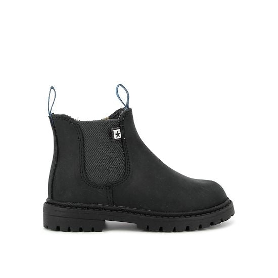 BOOTS CHELSEA CRAZY HORSE - BLACK