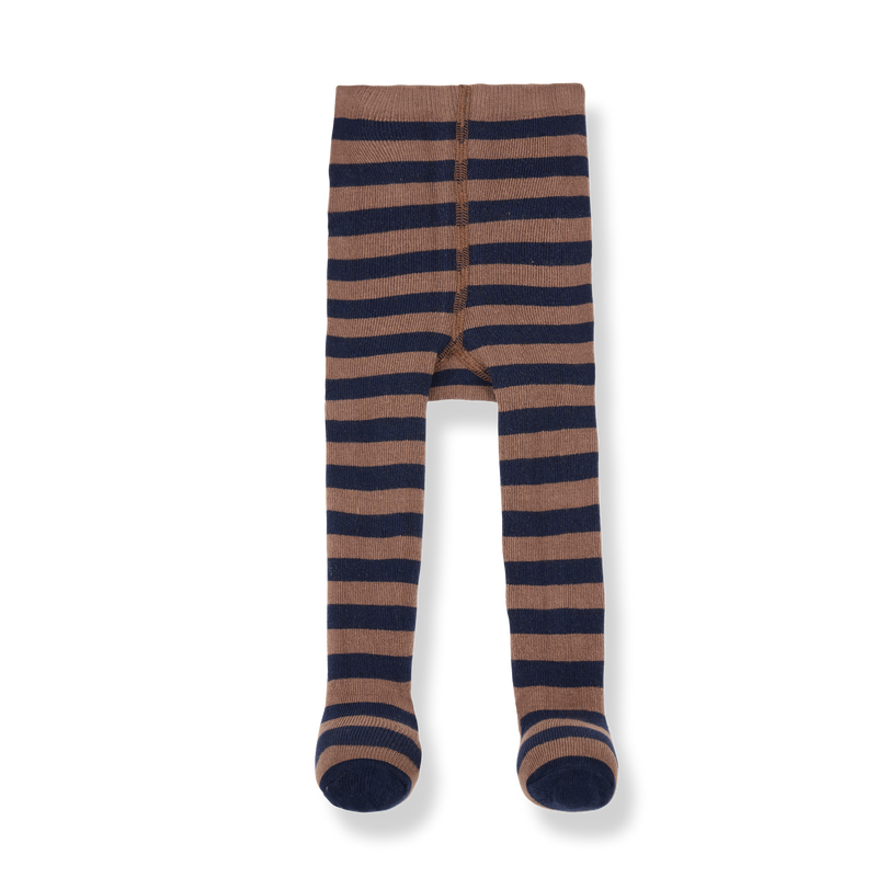 TINA striped tights - castagna