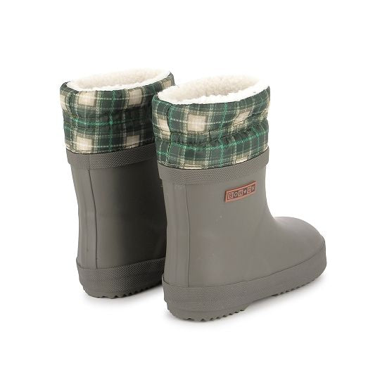 PLOC FUR CAOUTCHOUC-NYLO - KAKI-TARTAN