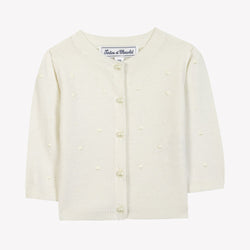 BABY JARDIN D HIVER CARDIGAN8 - Nacre CB18141