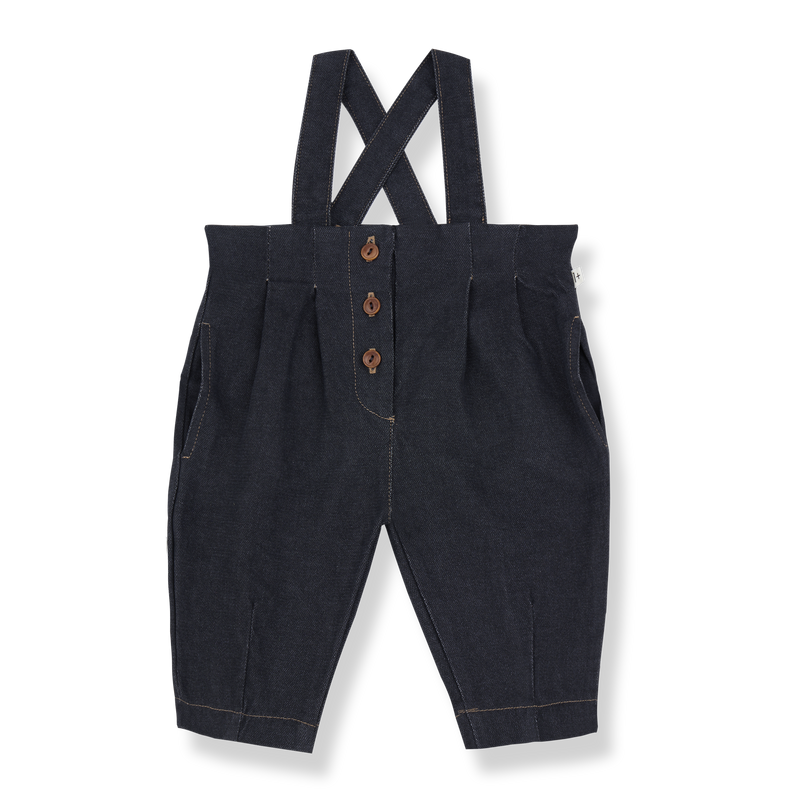 ELKE WASHED TWILL overall - dark-blue