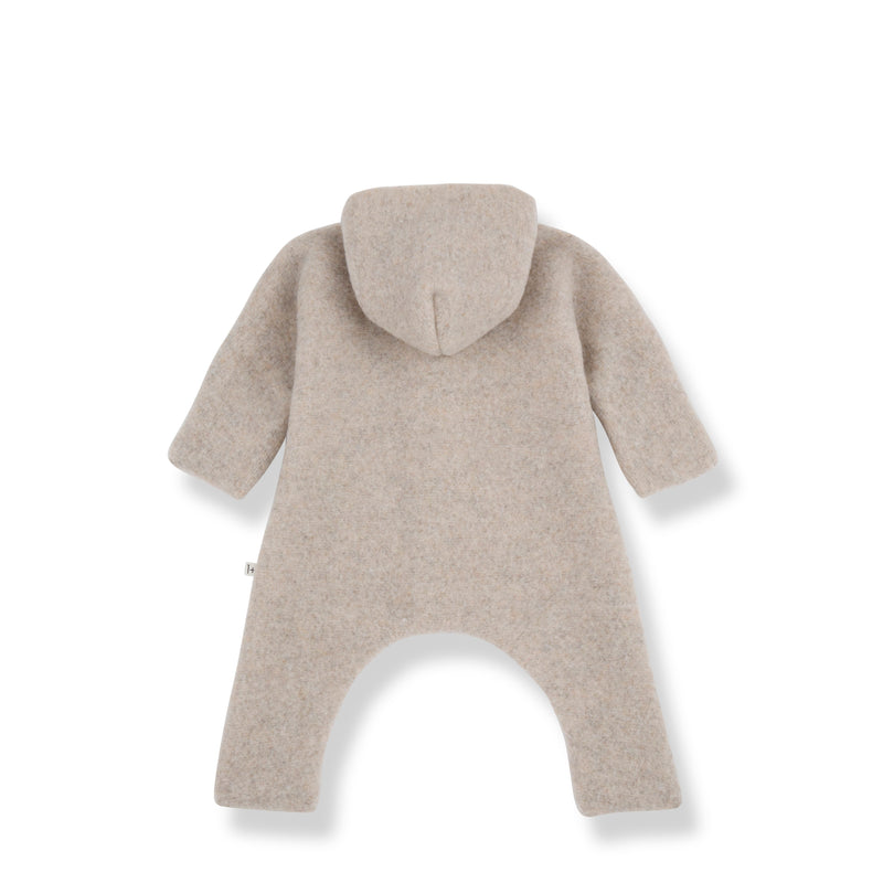 BJORN RECYCLED WOOL polar suit - beige