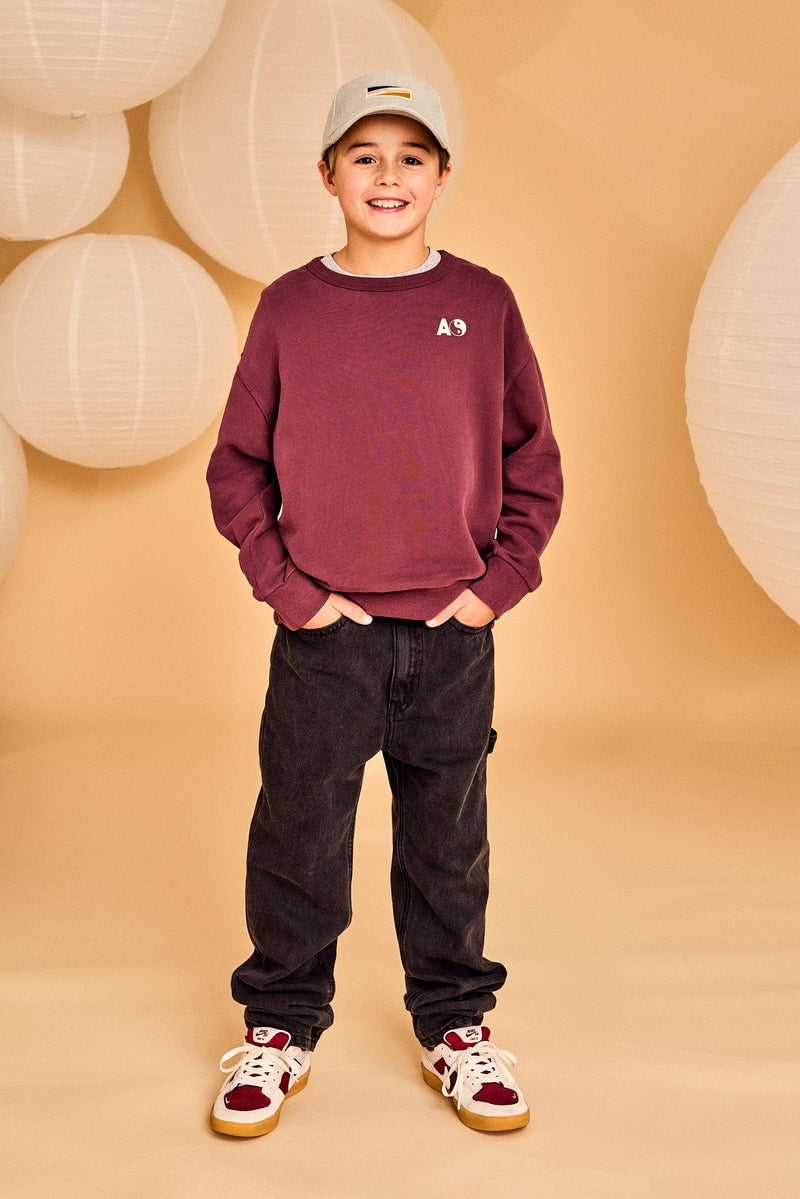 oscar sweater sorry - 000615 - burgundy