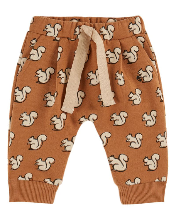 SQUIREL ALL OVER PRINTED JOGGER AC150 - PECAN
